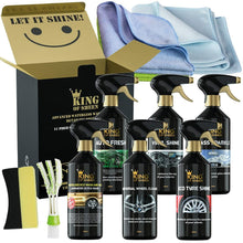 King of Sheen Waterless 11 Piece Car Cleaning Kit. Clean Your Entire Vehicle to a Showroom Standard. Ideal Car Gift Set for the Car Enthusiast.
