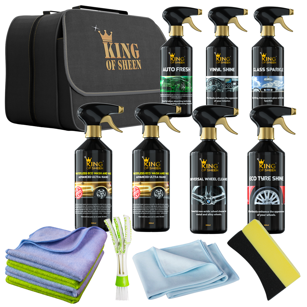 King of Sheen Bodywork Wheels and Interior Kit Bag