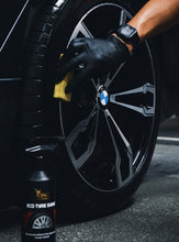 King of Sheen Eco Tyre Shine,Tyre Black and Applicator Sponge, Effortlessly Enhance the Appearance of your Wheels, 500ml