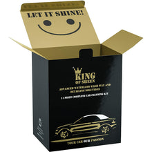 King of Sheen Waterless 11 Piece Car Cleaning Kit. Clean Your Entire Vehicle to a Showroom Standard. Ideal Car Gift Set for the Car Enthusiast.