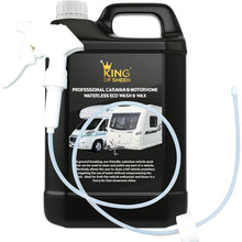 King of Sheen Professional Caravan & Motorhome Waterless Wash and Wax, Caravan Cleaner & Motorhome Cleaner, 4 Litre