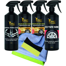 King of Sheen Advanced Ultra Nano Waterless Wash and Wax Body and Wheels Kit
