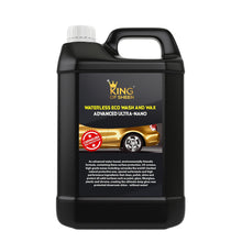 King of Sheen, Waterless Car Wash and Wax with Carnauba Wax and Nano Polymers for Unbeatable Protection and Shine 4 Litre & Long Hose Trigger Sprayer