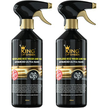 King of Sheen Advanced Ultra Nano 2 bottle Pack. 2 x 500ml Advanced Ultra Nano plus 2 Professional Microfiber Cloths