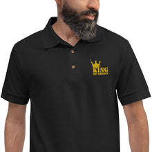 King of Sheen Cotton Embroidered Polo Shirt